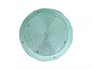 Fasteners Unlimited 007-42 Wht Base 8.75" Diameter White Base Clear Security