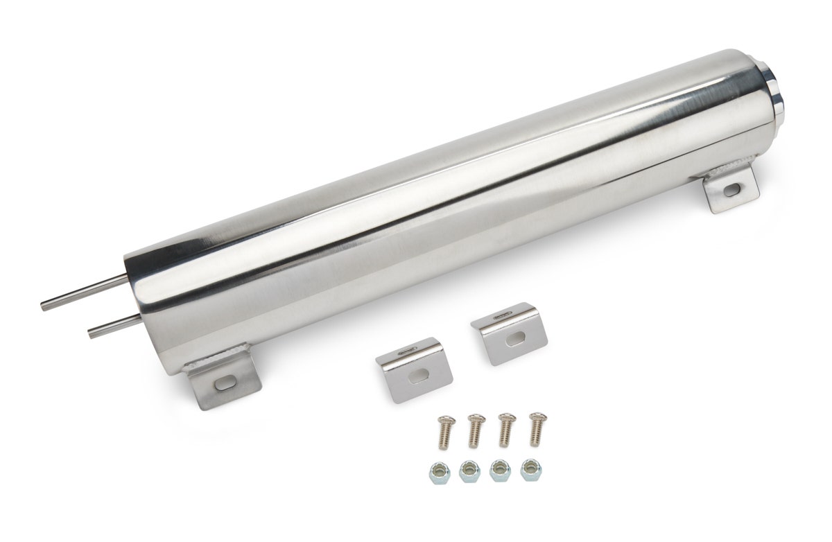 Racing Power R6078x Stainless 3" X 16" Overflow Tank W/ Mounting Bracket Racing