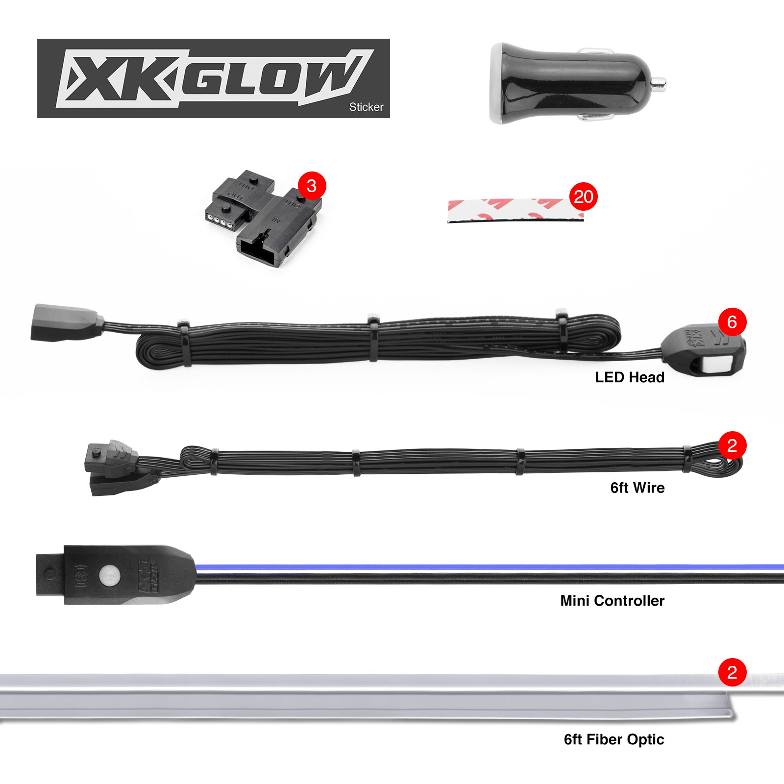 H7/60W Led Headlight Conversion Led Accent Light Kit H7/60W Led Headlight