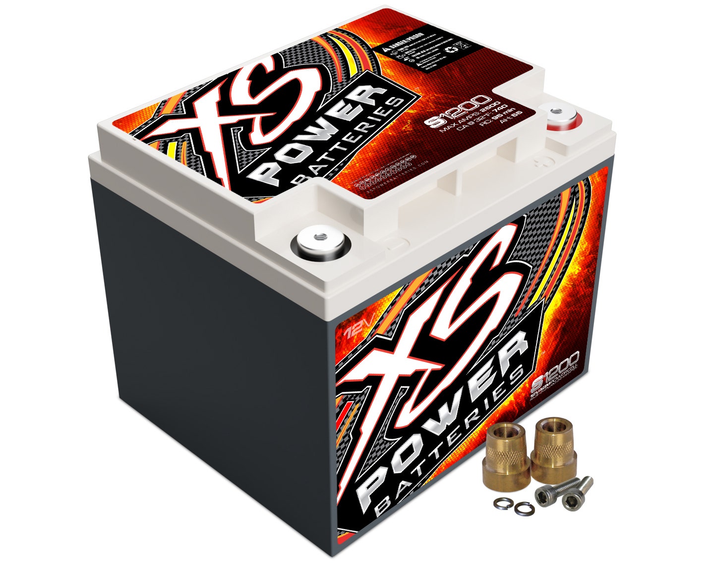 Xs Power S1200 'S Series' 12V 2,600 Amp Agm Automotive Starting Battery With