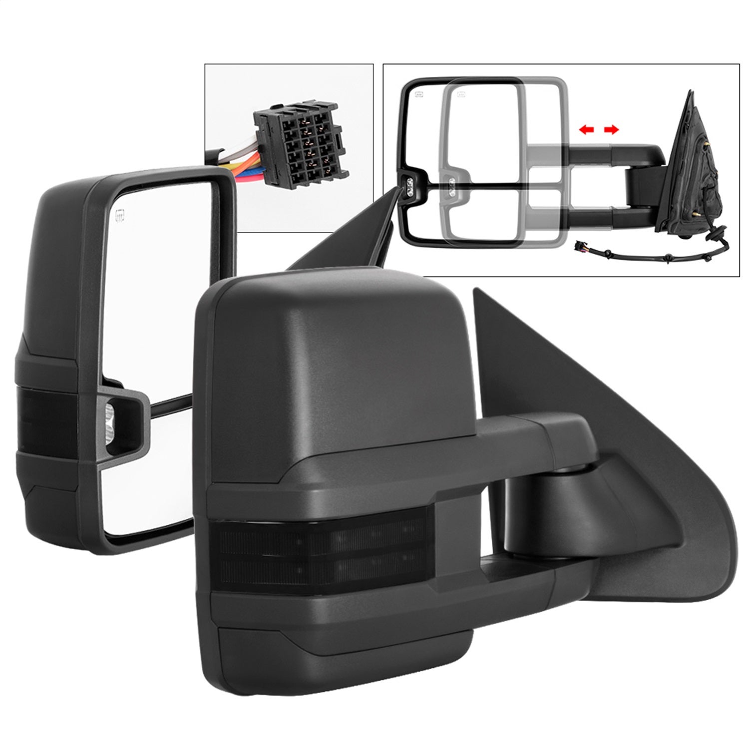 Spyder Auto 9936739 Xtune Door Mirror Set   Xtune Door Mirror Set