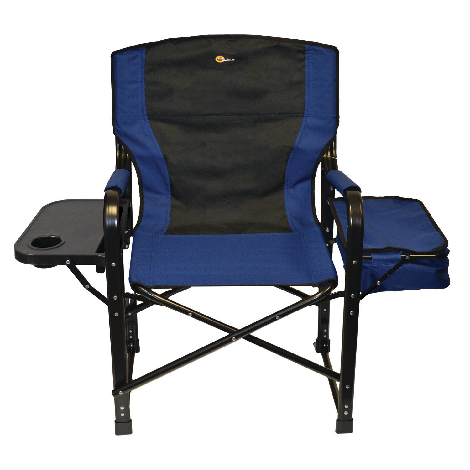 El Cap Dir Chr W/Clr Blu/Blk   Chair  Depth - 37.8 Inch, Height - 21.7 Inch,