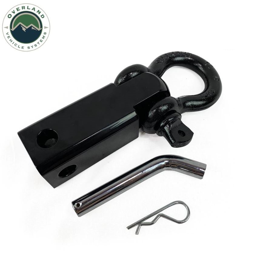 Overland Vehicle Systems Receiver Mount Recovery Shackle Overland Vehicle