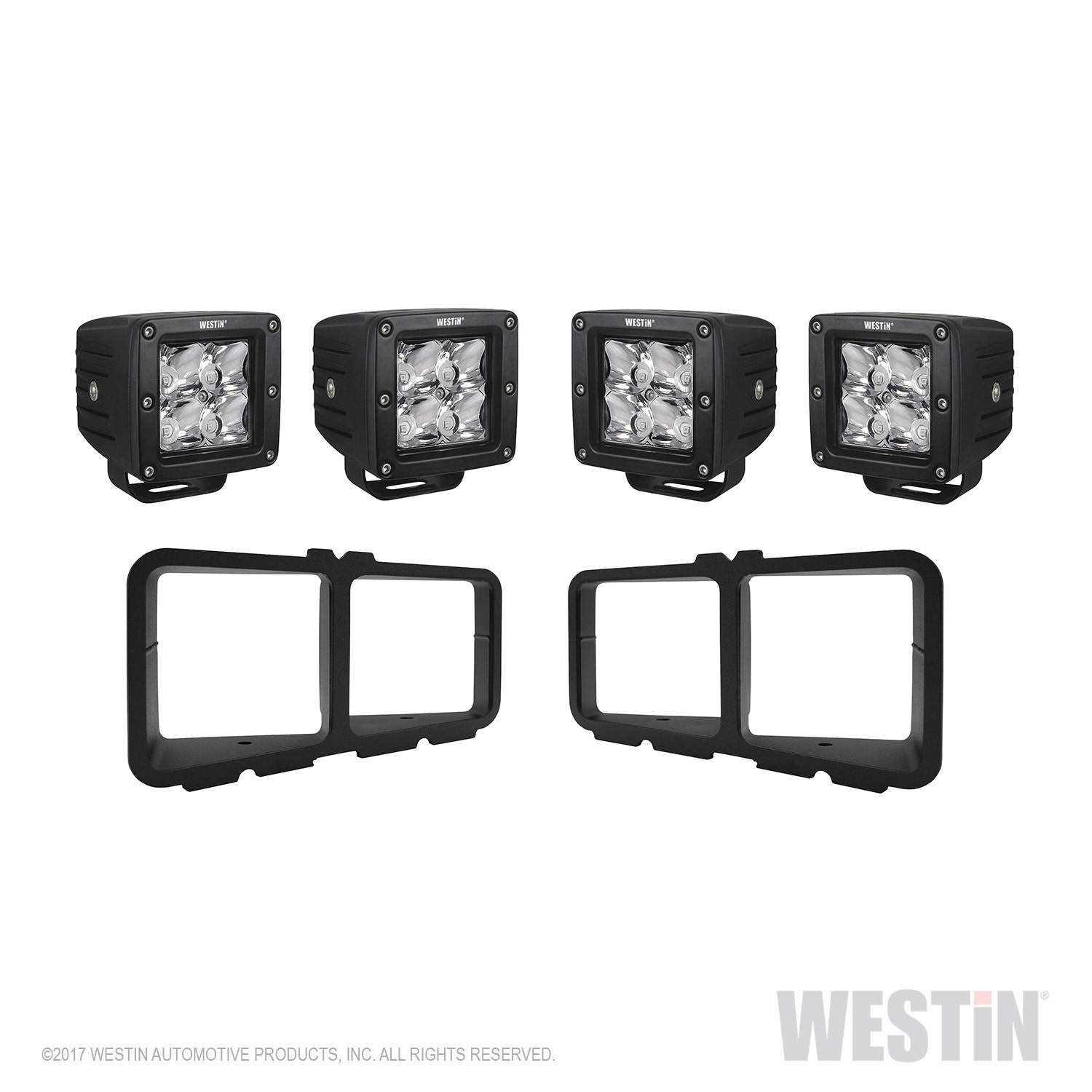 Westin Outlaw Bumper Square Light Kit   Optional Part Outlaw Bumper   58-9915