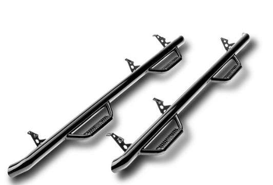 N-Fab J1846-Gb Wheel To Wheel Nerf Step Bar Fits Wrangler (Jk) Wrangler (Jl)