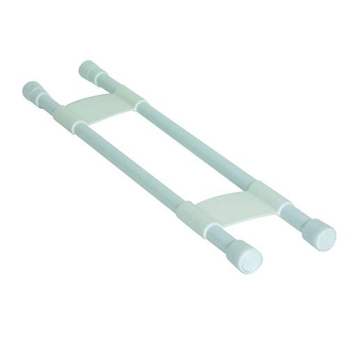 Refrig Bars White Double   Refrigerator Content Brace; Type - Spring Loaded,