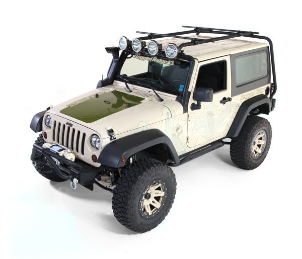 Rugged Ridge 11703.01 Sherpa Roof Rack Fits 07-18 Wrangler (Jk)  11650.02 Body